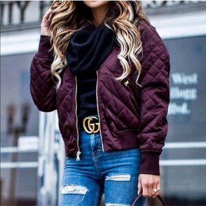 #527 EXPRESS Quilted Jacket size XXS